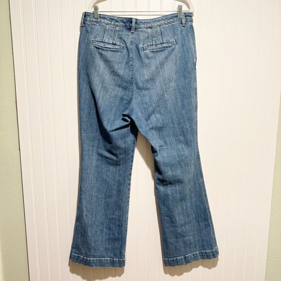 Talbots Flare Jeans High Waisted Size 14 - Picture 6 of 8